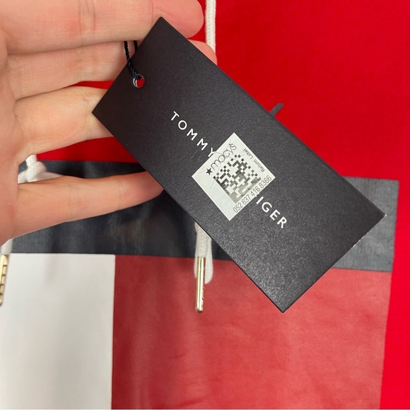 Tommy Hilfiger Red Terry Dress Logo Size Small NWT - Picture 3 of 7